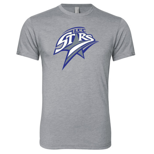  Next Level Heather Grey Triblend Tee - Athletics Mark