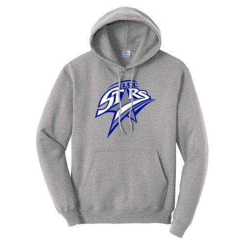  Tall Athletic Heather Fleece Hoodie - Athletics Mark