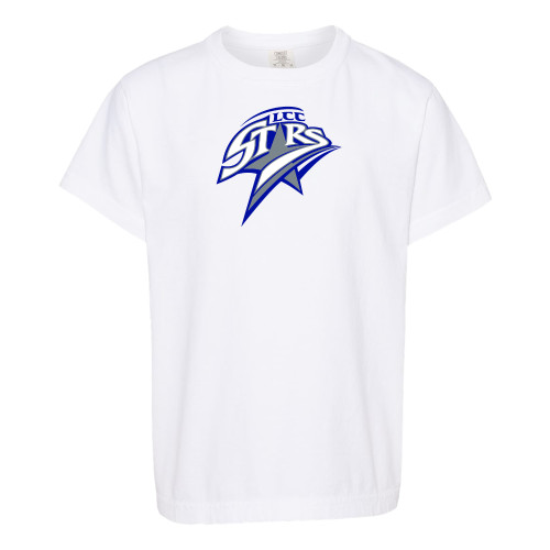  Comfort Colors Youth White T Shirt - Athletics Mark