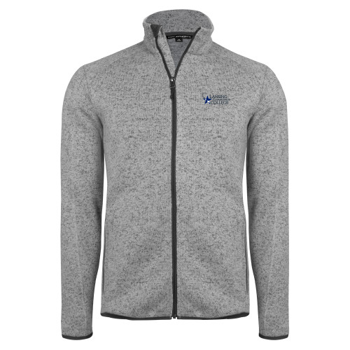  Grey Heather Sweater Fleece Jacket - Primary Mark