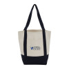 Thumbnail image for  Mini Black Recycled 8oz Cotton Canvas Tote