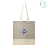 Thumbnail image for  Split Recycled Grey Cotton Twill Convention Tote