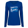 Thumbnail image for  Womens Royal Long Sleeve V Neck Tee 