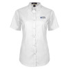 Thumbnail image for  Womens White Twill Button Up Short Sleeve