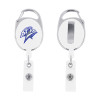 Thumbnail image for  White Oval Retractable Badge Holder w/Clip