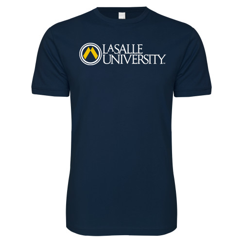  Next Level Navy SoftStyle T Shirt - Institutional Mark