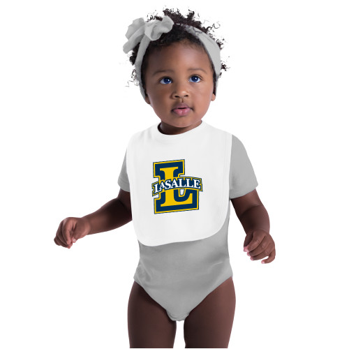  White Baby Bib - Primary Mark
