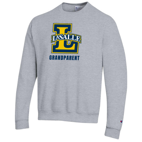  Champion Heather Grey Fleece Crew - Grandparent