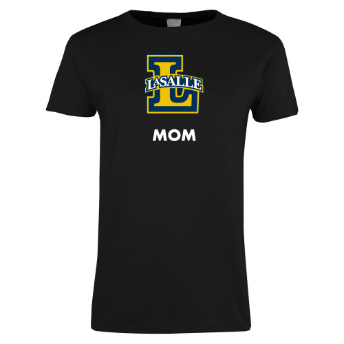  Womens Black Short Sleeve Tee - Mom