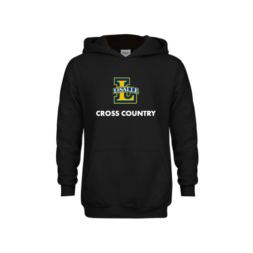  Youth Black Fleece Hoodie - Cross Country