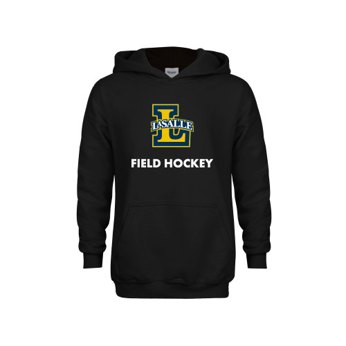  Youth Black Fleece Hoodie - Field Hockey