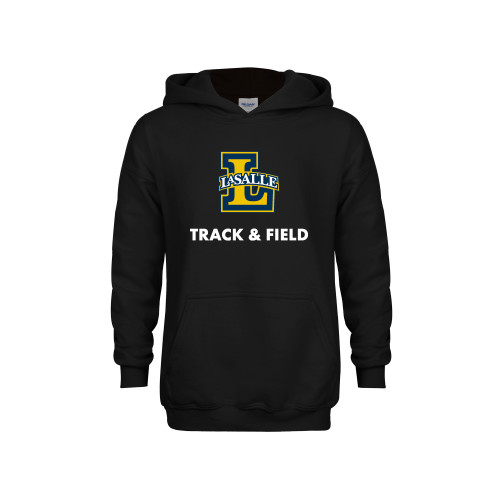  Youth Black Fleece Hoodie - Track and Field