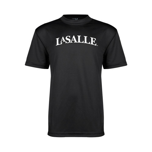  Youth Performance Black Tee - One Color Wordmark