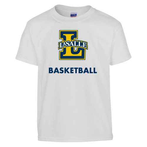  Youth White T Shirt - Basketball