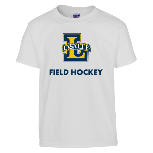  Youth White T Shirt - Field Hockey