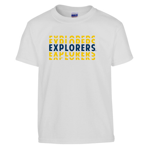  Youth White T Shirt - Explorers