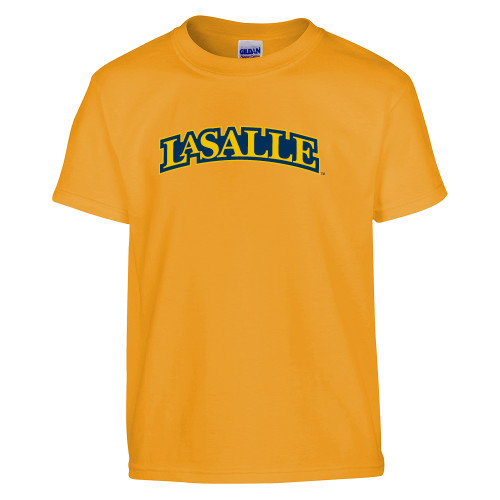  Youth Gold T Shirt - Wordmark