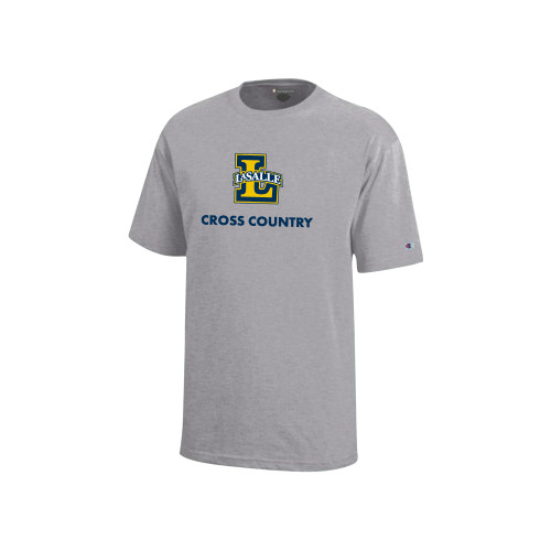  Champion Youth Grey Short Sleeve Tee - Cross Country