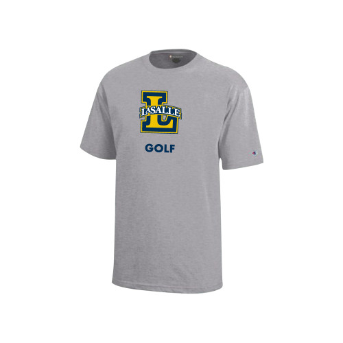  Champion Youth Grey Short Sleeve Tee - Golf