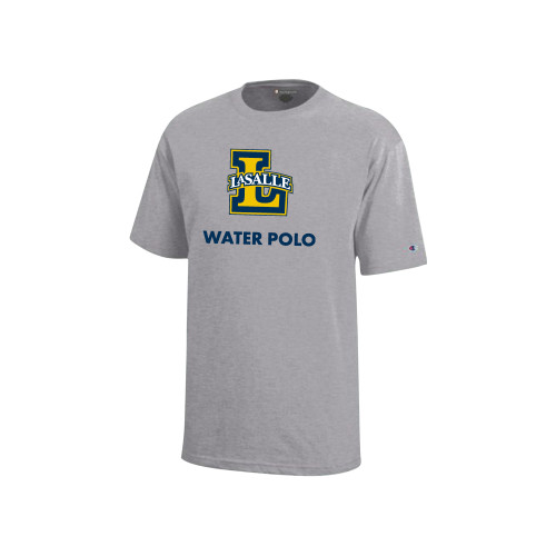  Champion Youth Grey Short Sleeve Tee - Water Polo
