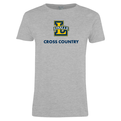  Womens Grey Short Sleeve Tee - Cross Country