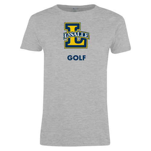  Womens Grey Short Sleeve Tee - Golf