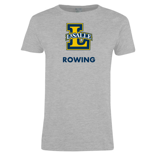  Womens Grey Short Sleeve Tee - Rowing