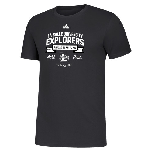  Adidas Black Fresh Tee - Adidas La Salle University Explorers