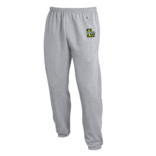  Champion Heather Grey Banded Bottom Sweatpants - Primary Mark