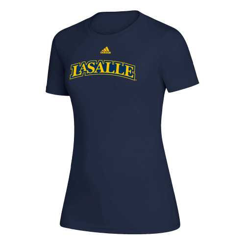  Adidas Womens Navy Creator Performance Tee - Adidas La Salle