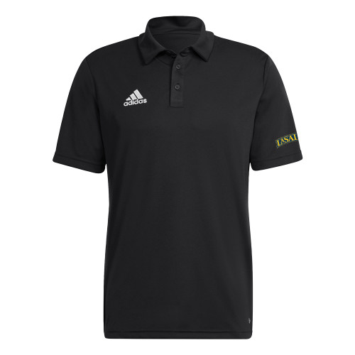  Adidas Black Stadium Coaches Polo - Wordmark