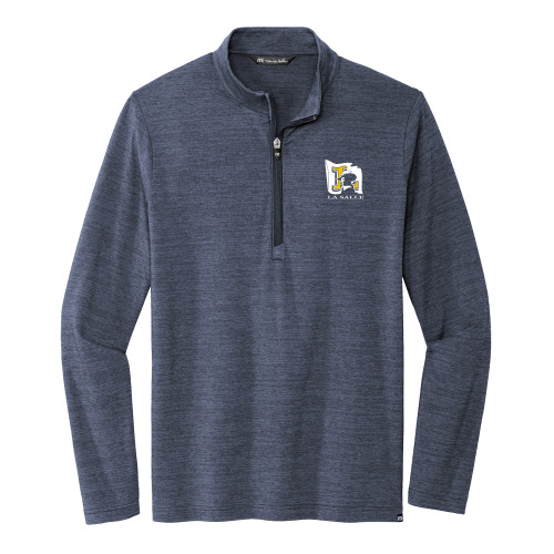  TravisMathew Navy Crestview 1/4 Zip Pullover - La Salle Explorers Logo 1992-1997