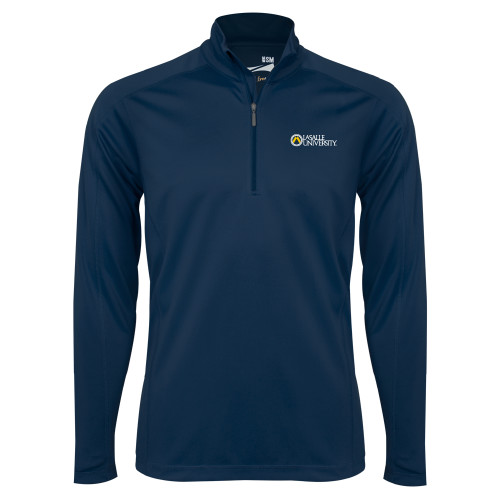  Syntrel Navy Interlock 1/4 Zip - Institutional Mark