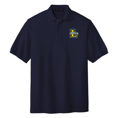  Navy Silk Touch Polo - Primary Mark