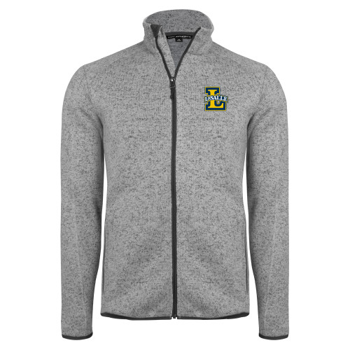  Grey Heather Sweater Fleece Jacket - Primary Mark
