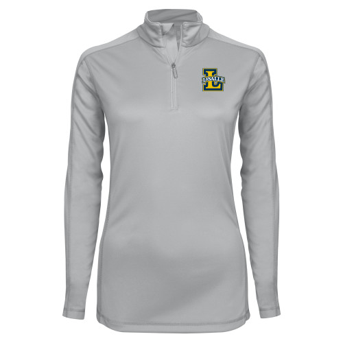  Syntrel Womens Platinum Interlock 1/4 Zip - Primary Mark