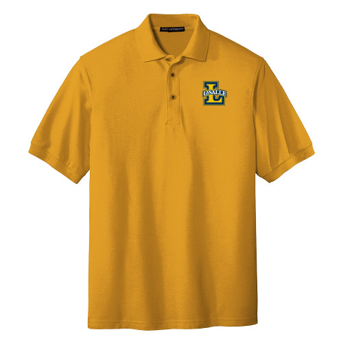  Gold Silk Touch Polo - Primary Mark
