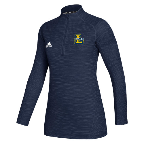 Adidas Womens Navy Game Mode 1/4 Zip - Primary Mark