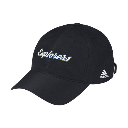  Adidas Black Performance Slouch Hat - Explorers Script