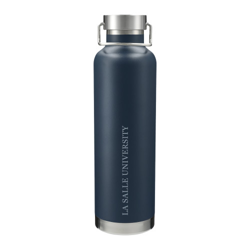  Thor Copper Vacuum Insulated Navy Bottle 32oz - Flat Wordmark Engraved