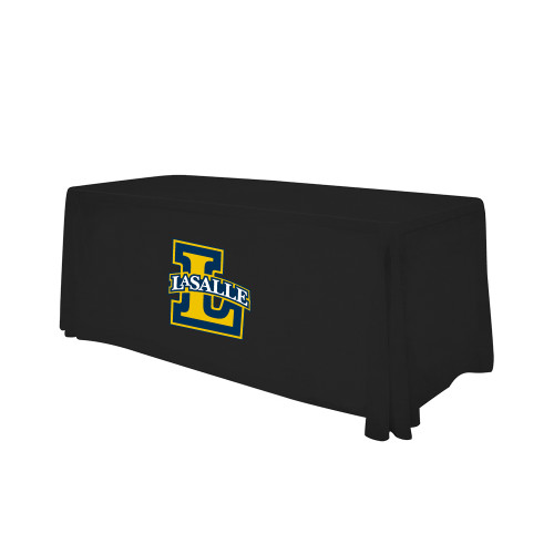  Black 6 foot Table Throw - Primary Mark Table Throw