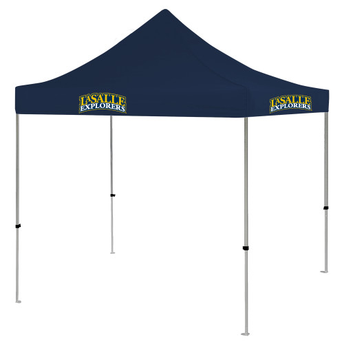  9 ft x 9 ft Navy Tent - Wordmark Stacked