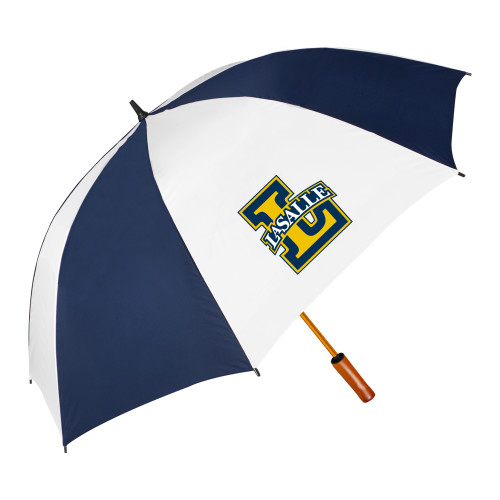  64 Inch Navy/White Umbrella - Primary Mark