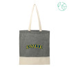 Thumbnail image for  Split Recycled Black Cotton Twill Convention Tote
