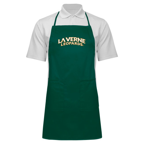  Full Length Dark Green Apron - University of La Verne  Leopards Arched