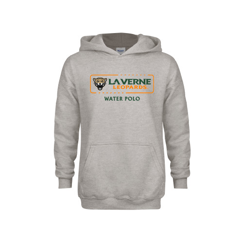  Youth Grey Fleece Hood - La Verne Leopards Water Polo