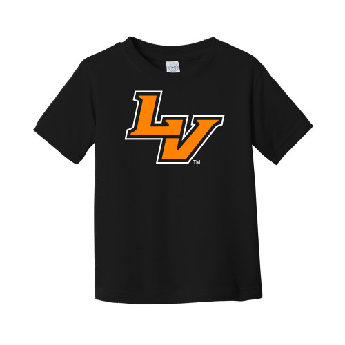  Toddler Black T Shirt - University of La Verne  LV Mark