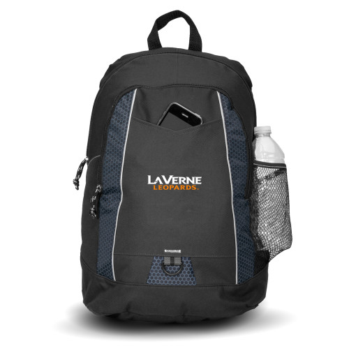  Black Impulse Backpack - University of La Verne  Leopards Wordmark Flat