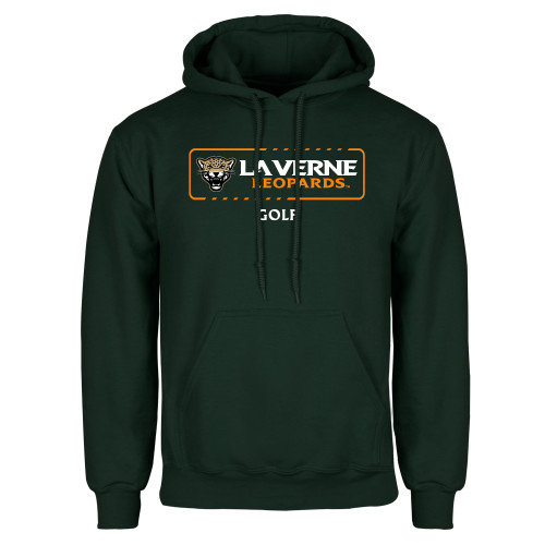  Dark Green Fleece Hood - La Verne Leopards Golf