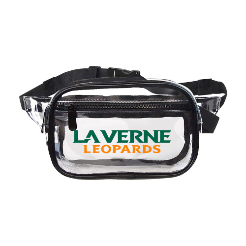  Clear Fanny Pack - University of La Verne  Leopards Wordmark Flat